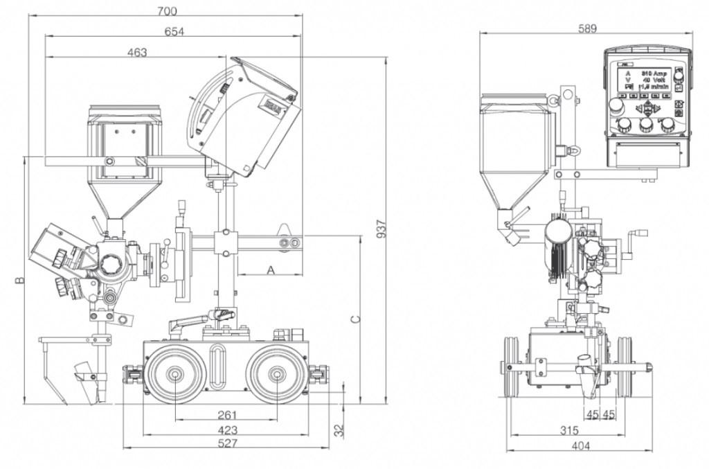 Сварочный трактор ESAB A2 Tripletrac A2TF